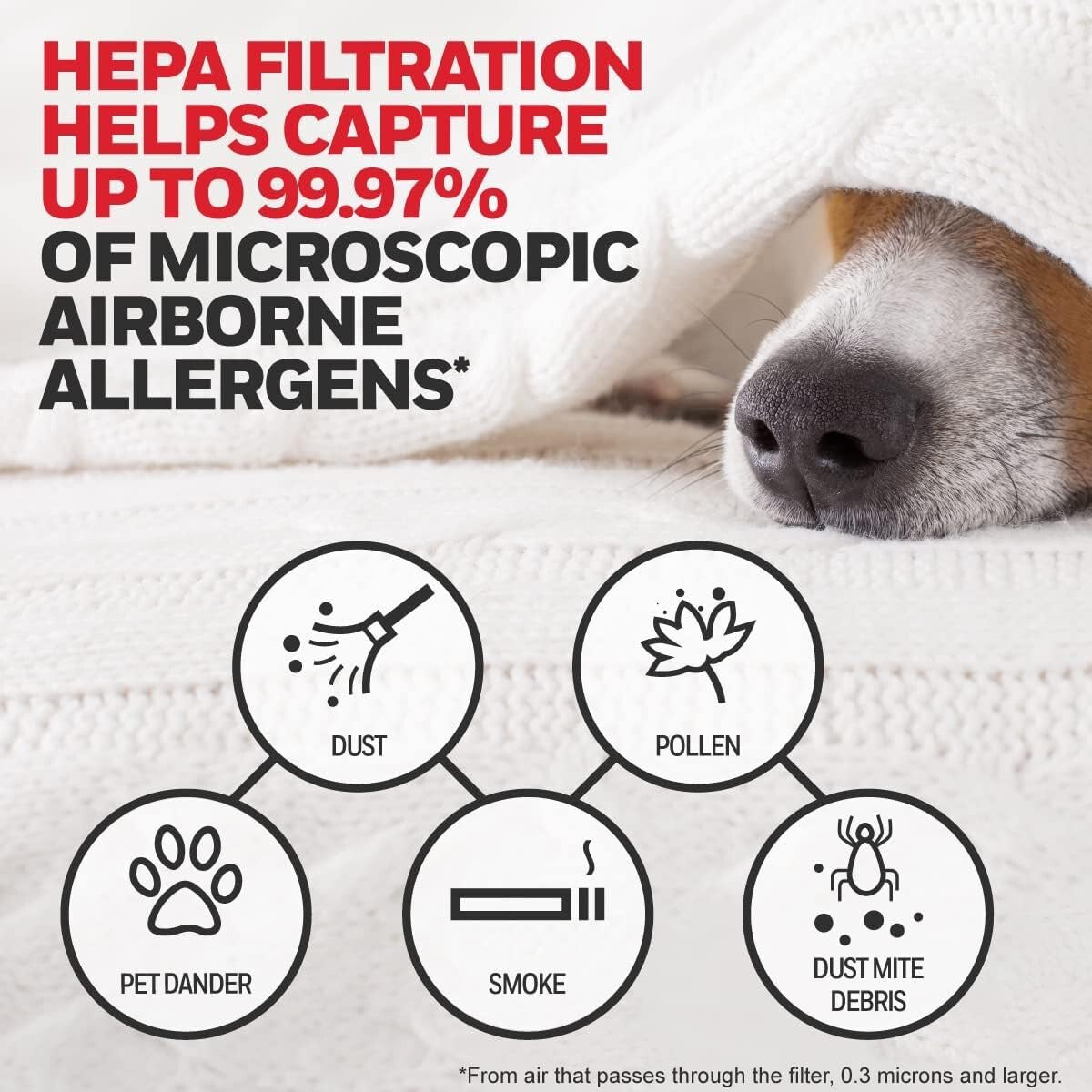 Effective HEPA Air Purifier Kit - 3 HEPA R & 4 Carbon Pre-Cut Filters Included