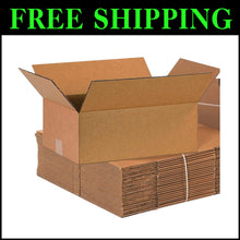 Load image into Gallery viewer, Bulk 25-Pack Heavy Duty Cardboard Storage Boxes 16x10x6 for Moving &amp; Shipping