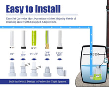 Load image into Gallery viewer, Effortless Water Removal: Green 1/3HP Submersible Pump with Automatic Function