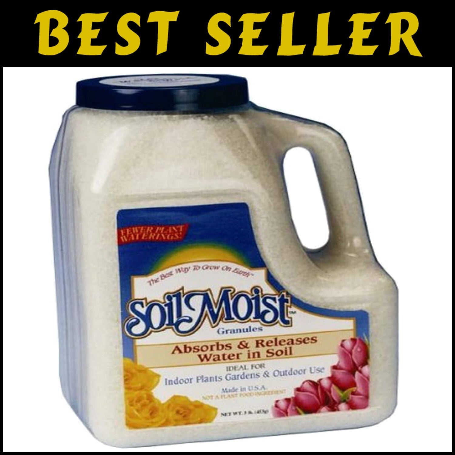 Indoor & Outdoor Plant Care Solution - 3 lb Granules Reduce Watering by 50%