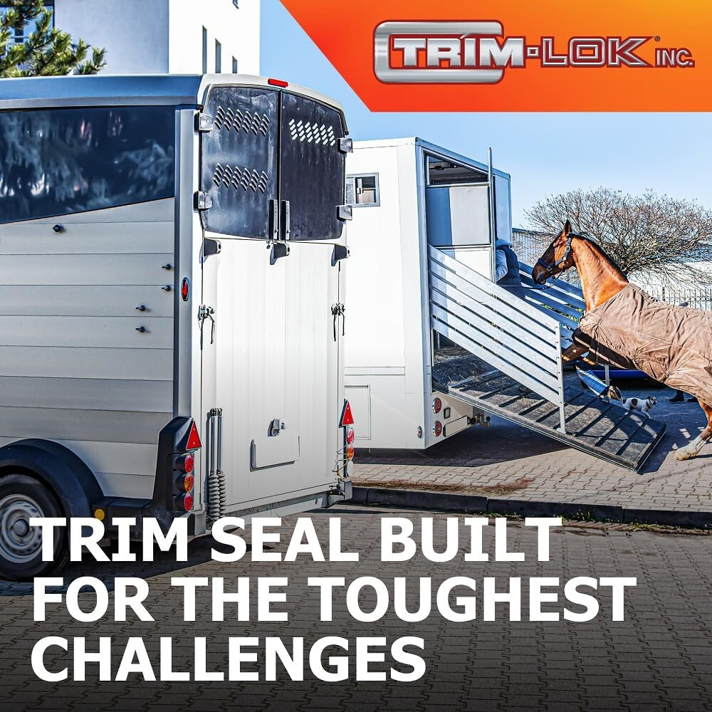 Easy Install 25ft Weatherproof Trim Seal – Flexible Bulb for Boats, RVs & Tools