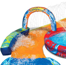 Load image into Gallery viewer, Cyclone Splash Park: 3-in-1 Inflatable Water Slide &amp; Pool for Kids Fun