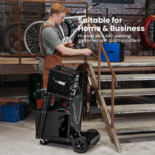 Load image into Gallery viewer, Compact Portable Welding Cart with Four Drawers &amp; Safety Chains for Tank Storage