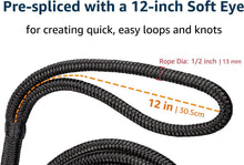 Load image into Gallery viewer, Premium 4 Pack 1/2" x 20' Double Braided Dock Lines for Secure Boat Docking