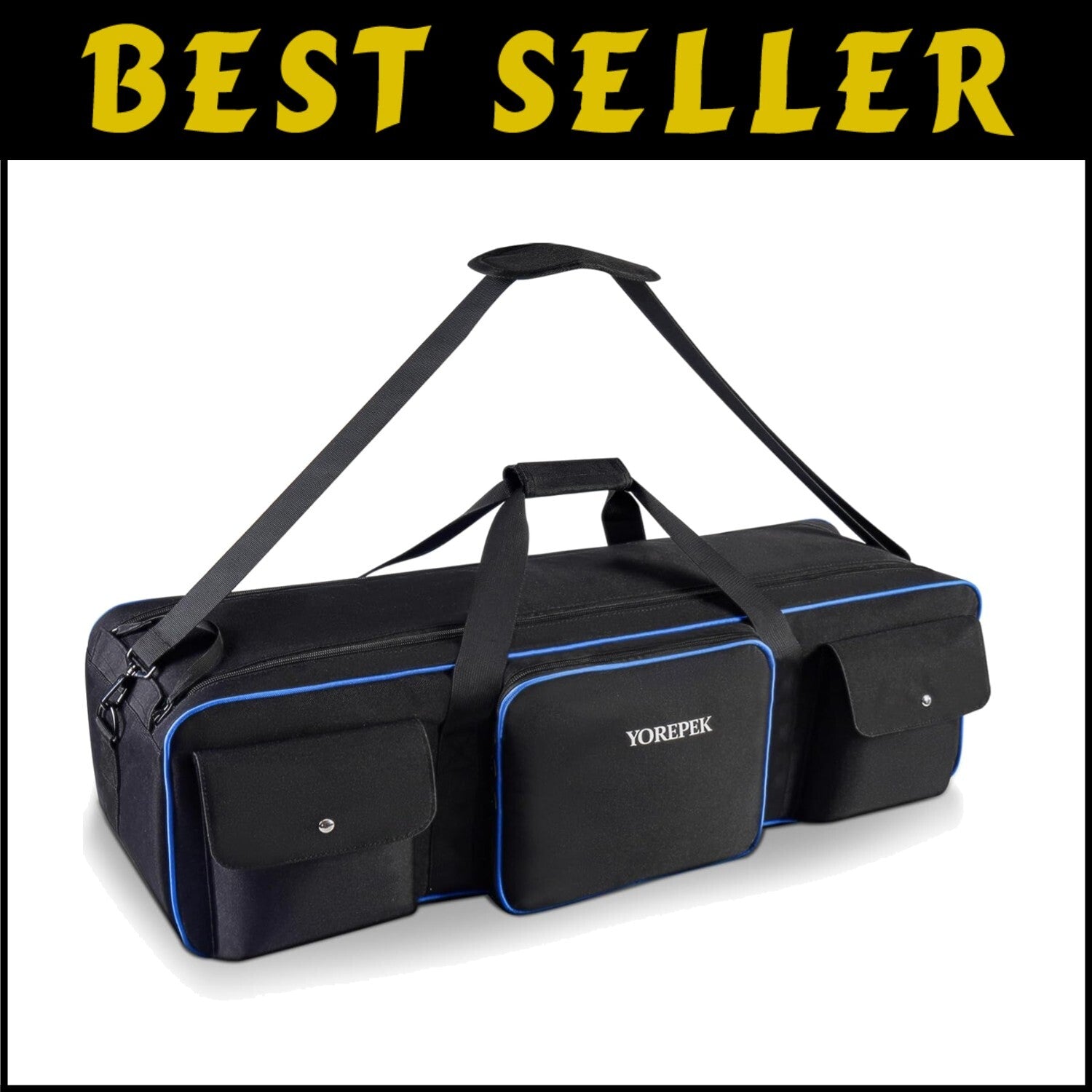 40.5" Tripod Carrying Case - Waterproof Light Stand Bag with Protective Pads