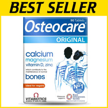 Load image into Gallery viewer, Unflavoured Vegan Calcium Formula for Strong Bones - 90 Tablets, 0.187 kg