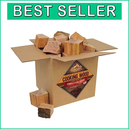 12x12x12 Box of Red Oak Cooking Wood Chunks - Quality for Smokers & Grills