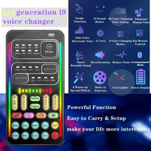 Load image into Gallery viewer, USB-Powered Gaming Sound Board with 18 Sound Effects – Real-Time Voice Changing