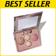 Load image into Gallery viewer, All-In-One Baked Makeup Palette - Bronzer, Blush, 2 Highlighters &amp; 3 Eyeshadows