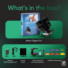 Load image into Gallery viewer, Beast Clipper Pro: Cordless DIY Haircut Kit for Professional Home Grooming