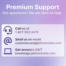 Load image into Gallery viewer, Jethro Mobile Unlimited Talk &amp; Text Plan - 12 Months + International Calling