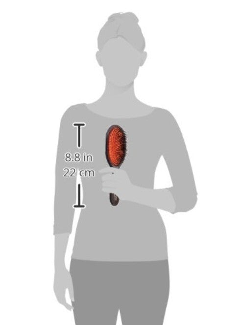 Ergonomic Wooden Handle Bath Brush with Natural Boar Bristles for Exfoliation