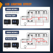 Load image into Gallery viewer, 8 Gang Rocker Switch Panel w/ PD Type C &amp; USB Charger – Waterproof Aluminum