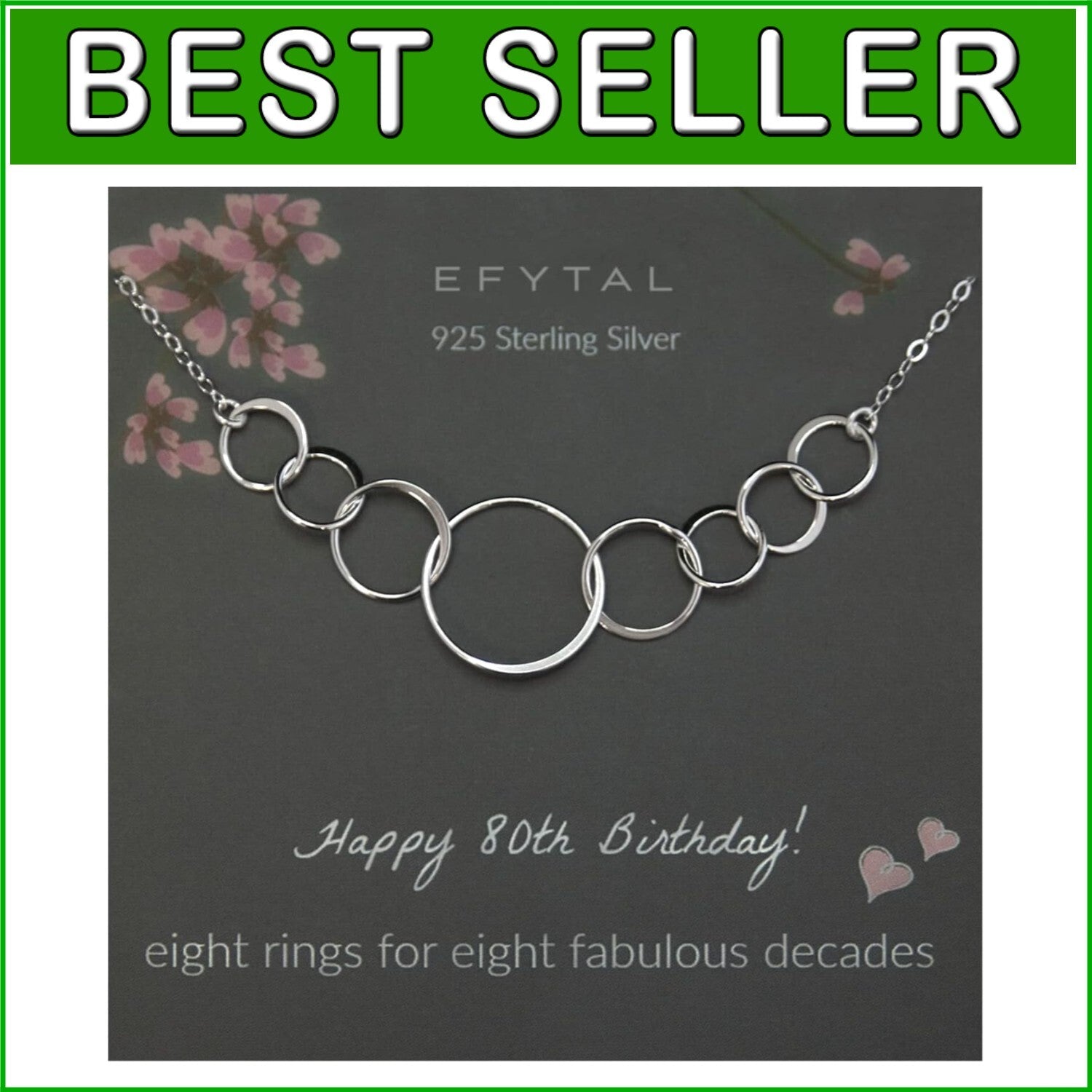 Timeless 20-Inch Sterling Silver Necklace - Classy Gift for 80-Year-Old Women