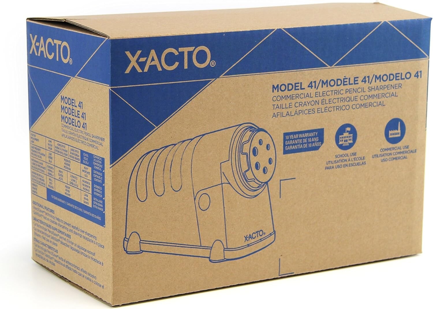 High Volume Electric Pencil Sharpener Model 41 - Durable & Quiet Performance