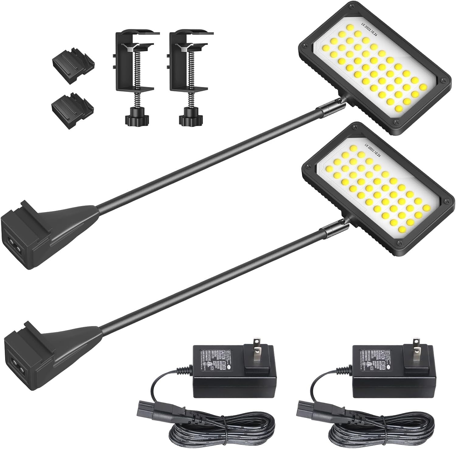 Adjustable COB LED Lighting: 2-Pack 20W Display Lights for Effective Trade Shows