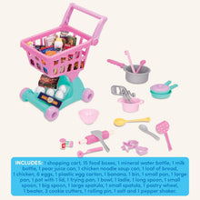 Load image into Gallery viewer, Interactive Shopping Cart &amp; Kitchen Set with Realistic Food Accessories