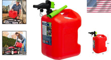 Load image into Gallery viewer, Durable 5-Gallon Red Gas Can with Flame Mitigation &amp; Controlled Flow Spout