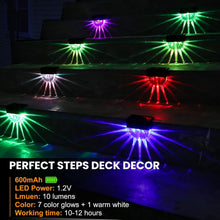 Load image into Gallery viewer, 8-Bright Solar Mood Lights for Decks and Garden - Waterproof &amp; Easy Install