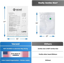 Load image into Gallery viewer, 10-Pack XXL Vacuum Storage Bags 47x35in - Save Space for Comforters &amp; Clothing
