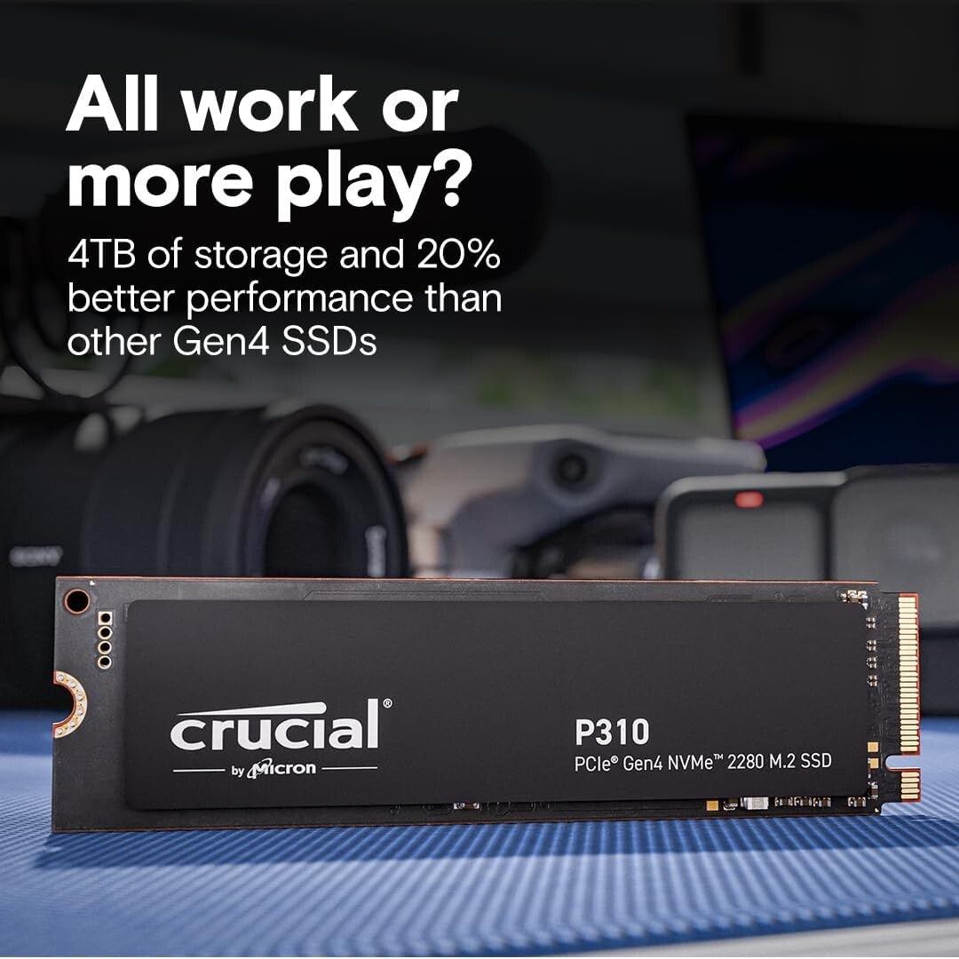 Compact 4TB NVMe SSD with 7,100MB/s Performance - Ideal for Gaming & Business