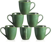 Load image into Gallery viewer, Chic 12 oz Stackable Coffee Mugs - Dishwasher &amp; Microwave Safe, Unique Glaze