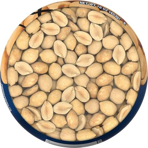 Bulk Lightly Salted Peanuts - 12 Jars of 16 oz for Healthier Snacking Delight