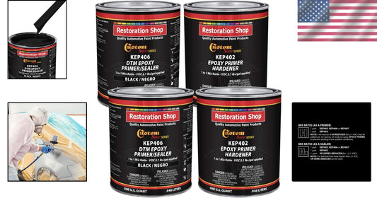 2.1 VOC Black Anti-Corrosive Epoxy Primer/Sealer Kit for Automotive Excellence