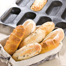 Load image into Gallery viewer, Perfectly Baked Bread: Silicone Hot Dog Molds, 15.75” x 23.6” Non-Stick Design