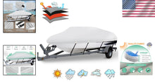 Load image into Gallery viewer, Universal Fit Waterproof Boat Cover for 20-22ft Trailers with Tightening Straps