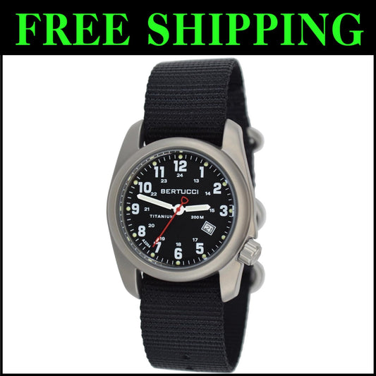 A-2T Original Classic 40mm Men's Titanium Watch - Water-Resistant & Stylish