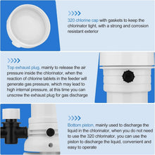 Load image into Gallery viewer, Efficient Pool Chlorinator Feeder with Bottom Drain - Easy Setup &amp; Maintenance