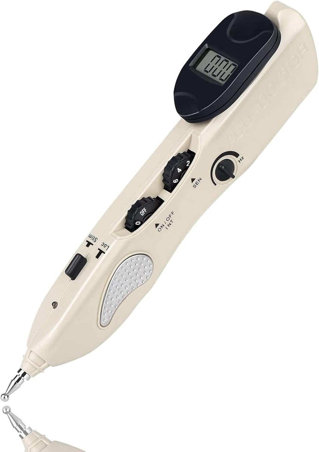 Electronic Acupuncture Pen: Painless Pain Management with 3 Adjustable Heads