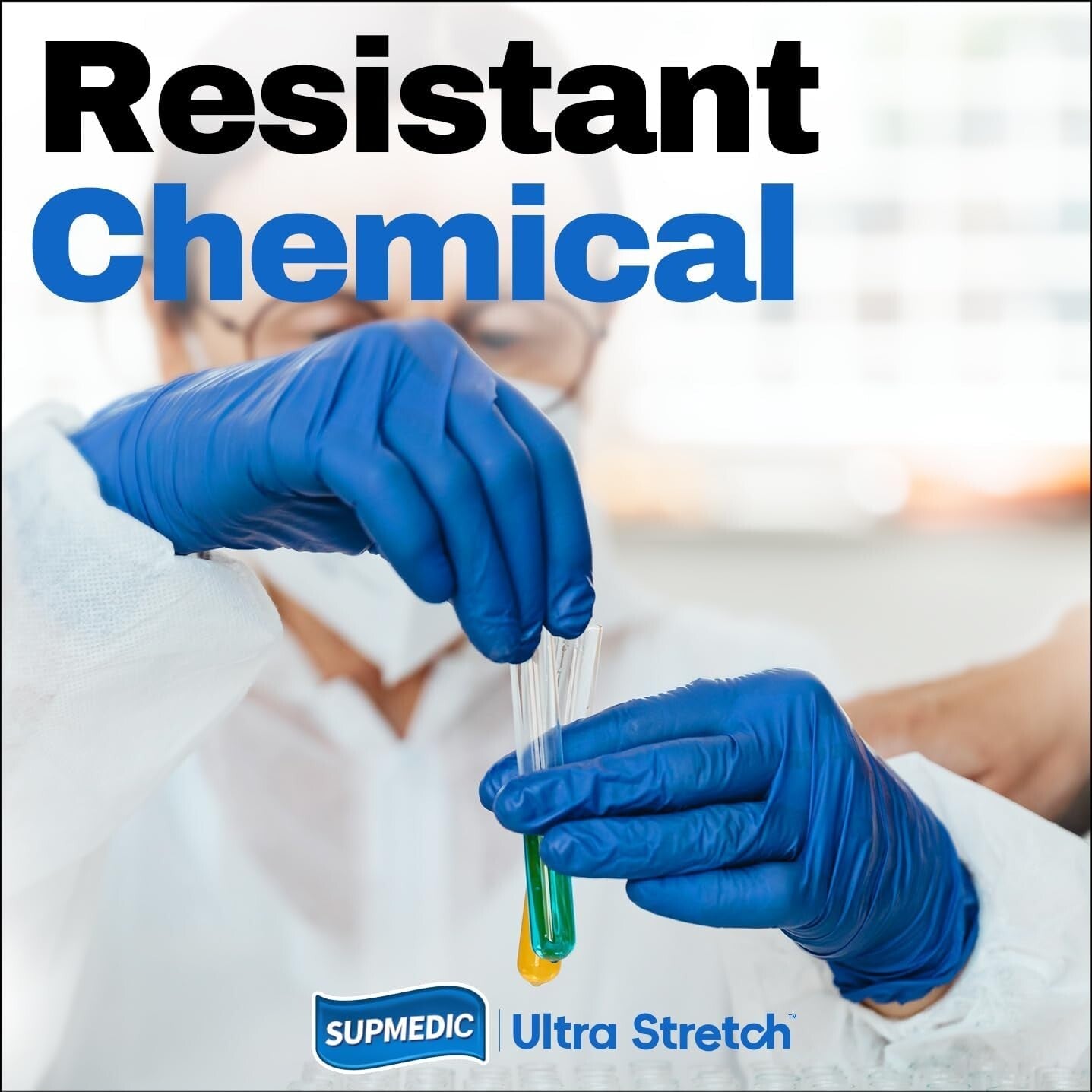 Blue Disposable Nitrile Gloves, 5 Mil Thick - 1000 Pcs, Food Safe & Latex-Free