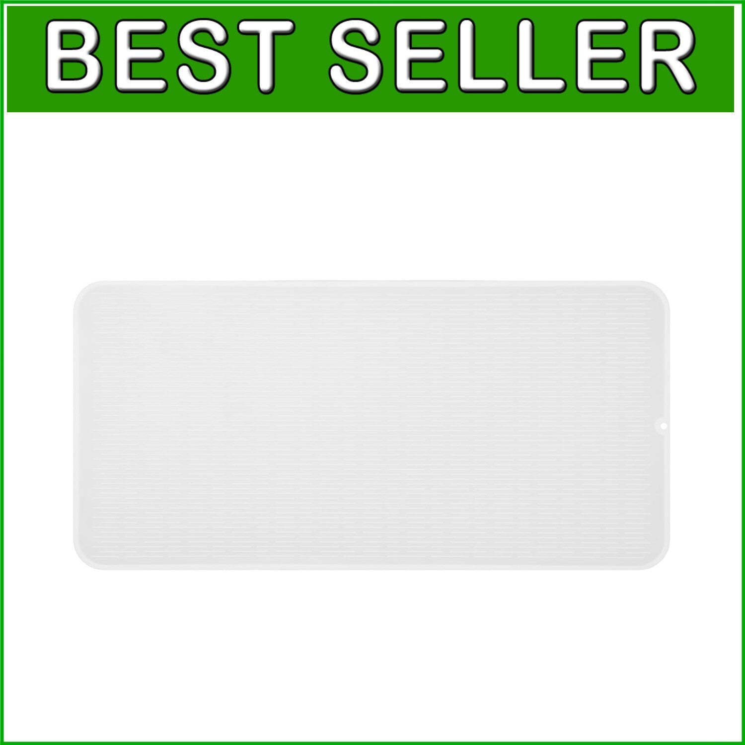 Flexible and Easy-to-Clean Silicone Dish Drying Mat - 36"x18" for Versatile Use