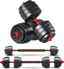 Load image into Gallery viewer, Compact Adjustable Dumbbells Set with Non-Slip Grip - Ideal for Home Workouts