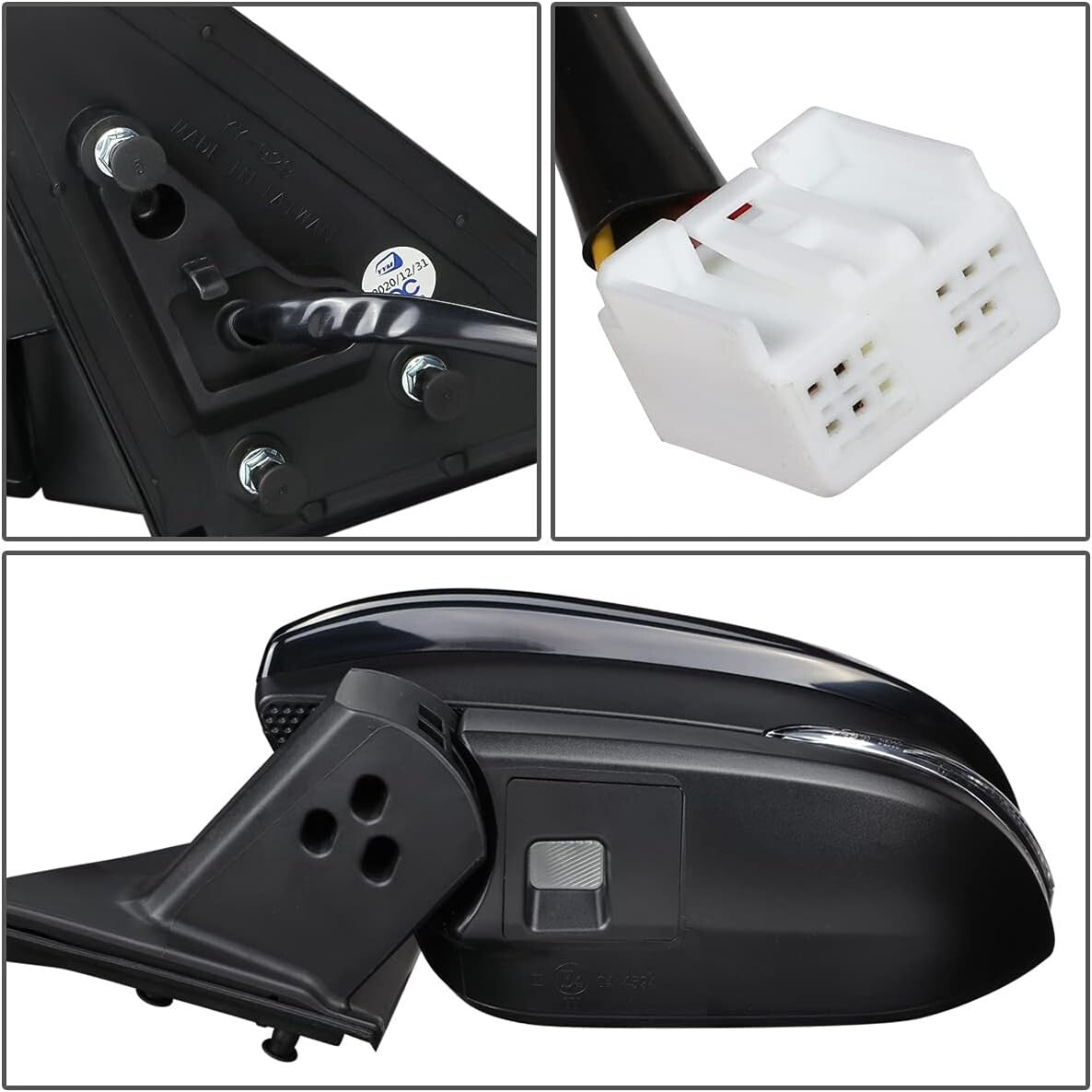 Folding Heated Side Mirror for 2014-2020 Toyota 4Runner - Powered & Stylish