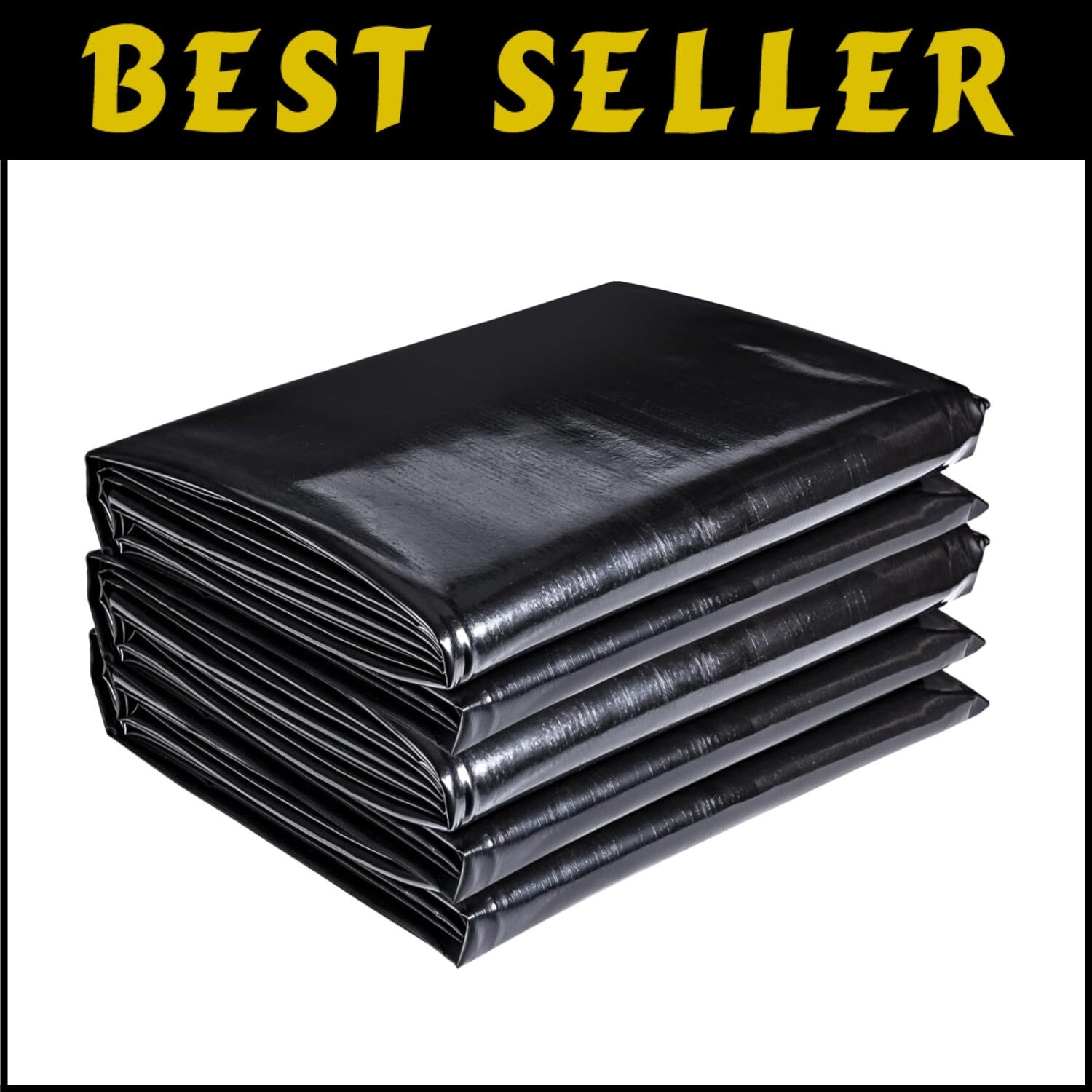 20 x 30 Ft HDPE Pond Liner - UV Resistant, Easy Cutting for Natural Ponds