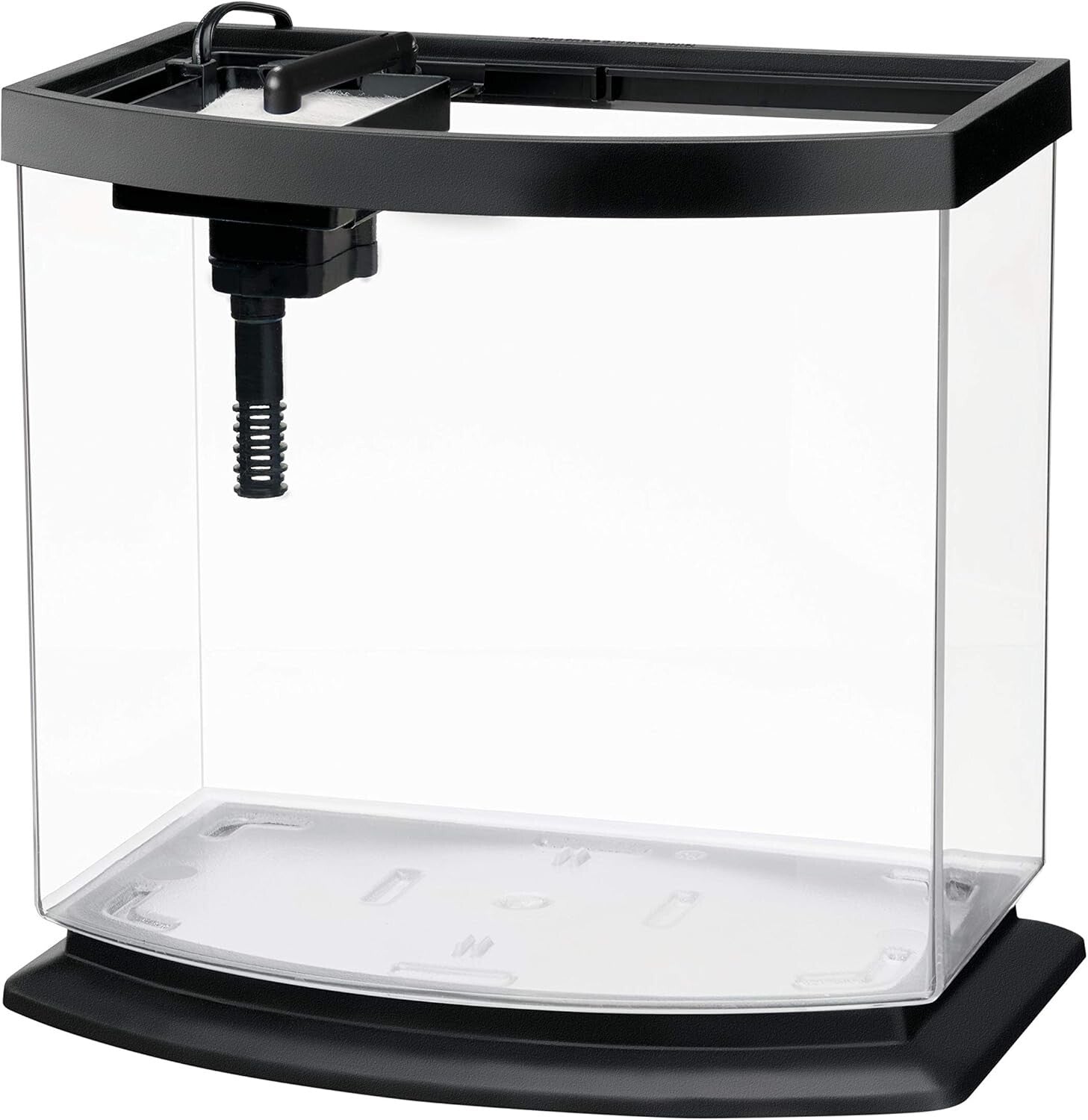 Acrylic Desk Aquarium Kit - 2.5 Gallon LED Fish Tank with SmartClean System