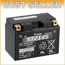 Load image into Gallery viewer, High Performance YTZ14S Battery - 30% More Cranking Power for Motorcycles