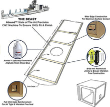 Load image into Gallery viewer, Optimized 12-Inch Subwoofer Box - Airtight MDF Design for Rattle-Free Sound
