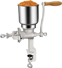 Load image into Gallery viewer, Hand Crank Grain Mill - Cast Iron Corn &amp; Nut Grinder, 8 lbs, Kitchen Essential