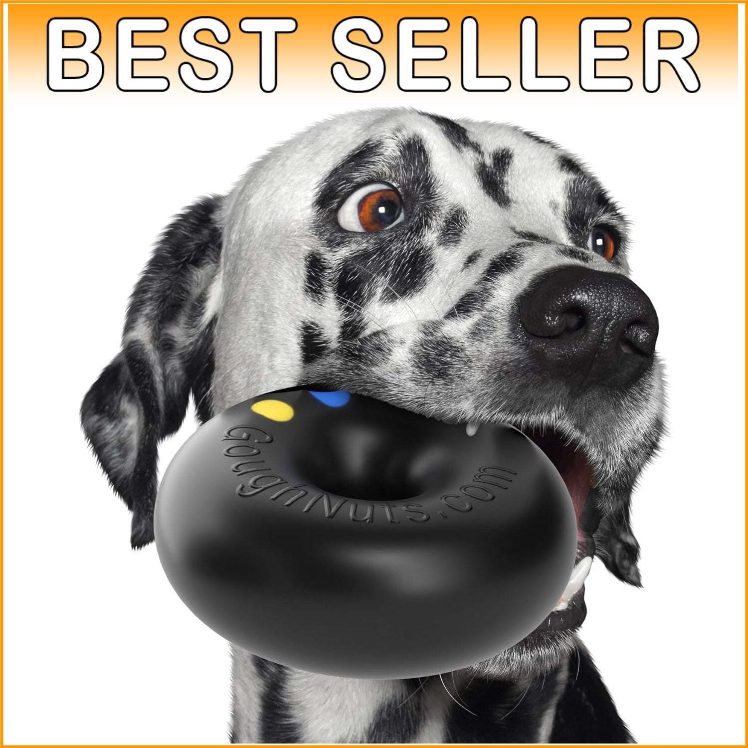 Virtually Indestructible Heavy Duty Dog Toy for Pit Bulls & German Shepherds