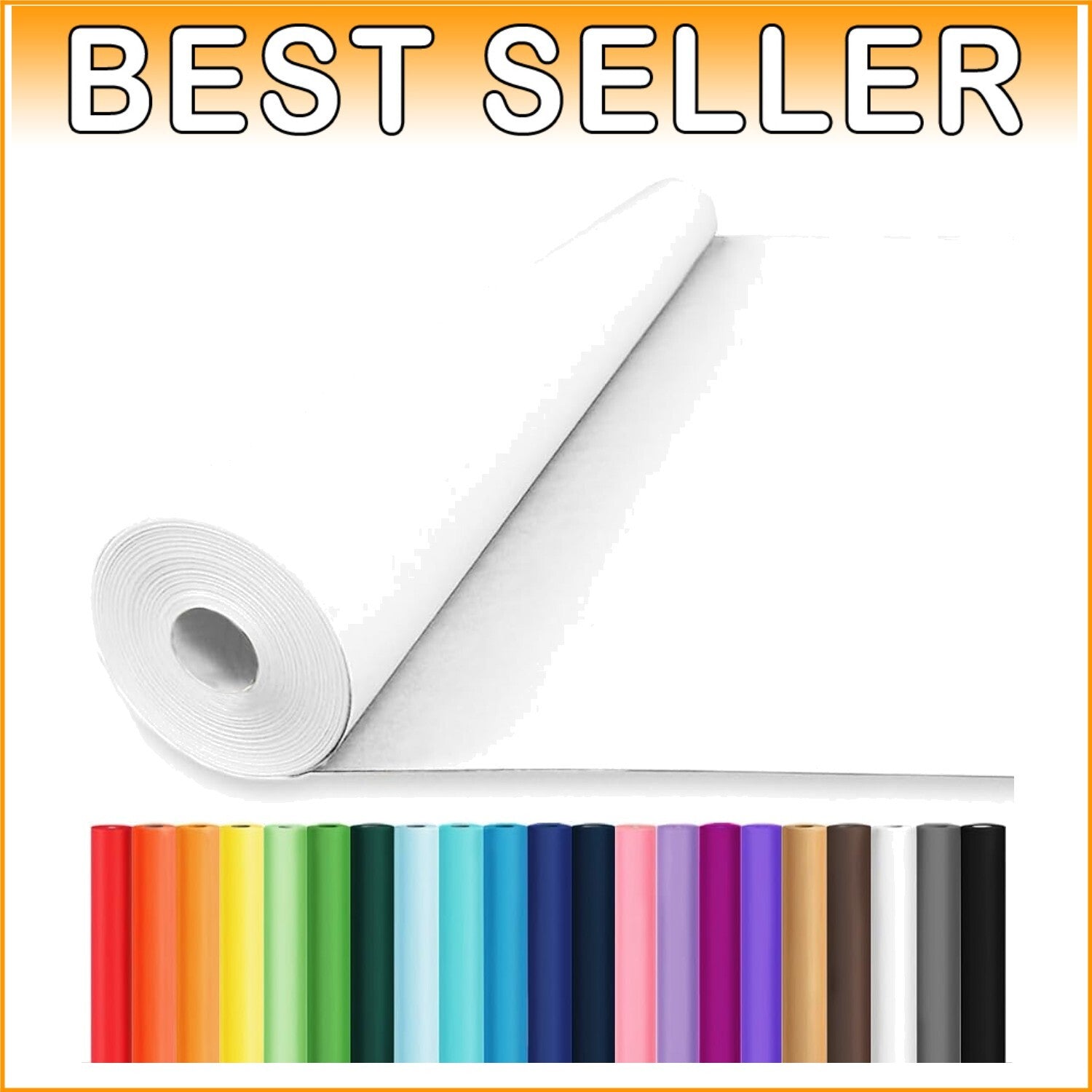 Eco-Conscious 36" x 2400" White Kraft Paper for Wrapping & Crafting Projects