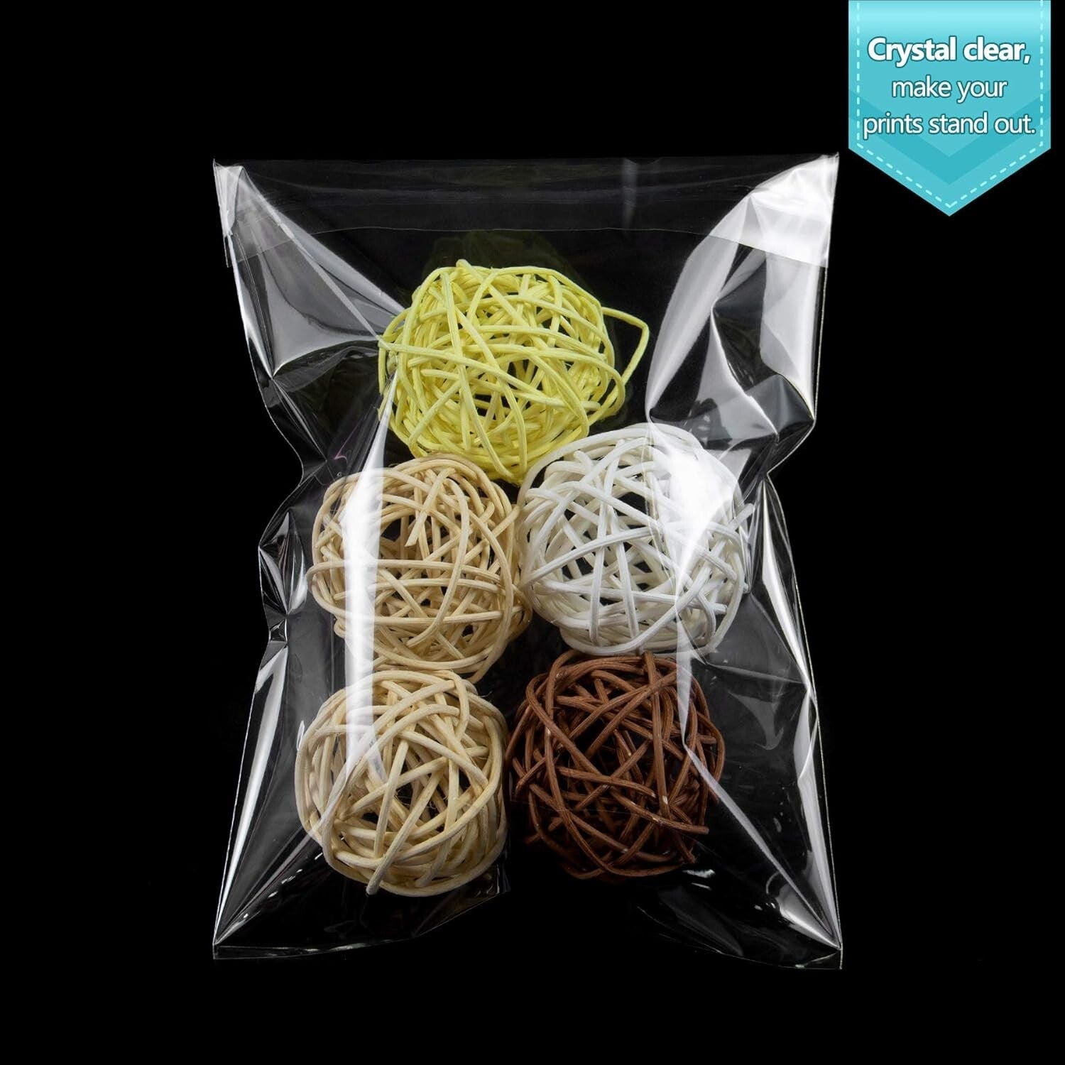 18 3/8 x 24 1/8 Crystal Clear Storage Bags - 100 Pack for Artwork Protection