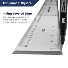 Load image into Gallery viewer, Transparent Acrylic T Square 36-Inch - Ideal for Accurate Technical Drawings