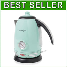 Load image into Gallery viewer, Elegant 1.7L Retro Tea Kettle with 360-Degree Base &amp; Water Level Indicator