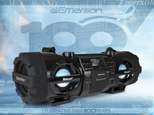 Load image into Gallery viewer, Versatile Portable Bluetooth Stereo System with CD Player and Dual Subwoofers
