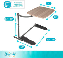 Load image into Gallery viewer, Multi-Functional Wonder Tray - Height Adjustable Sofa Table for Dining &amp; Gaming