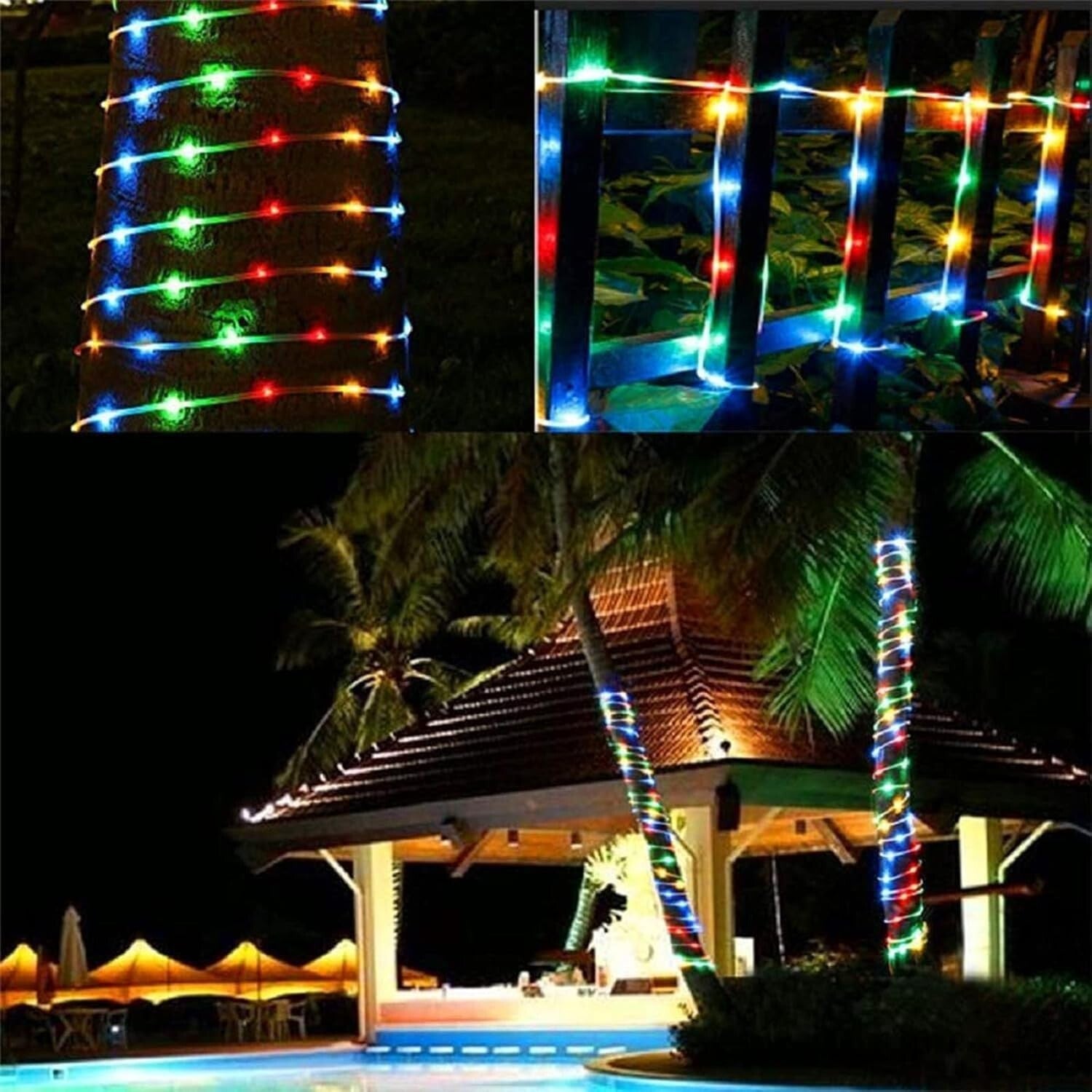 720 LED Flexible Tube Lights - Timed, Waterproof Rope Lights for Outdoor Fun